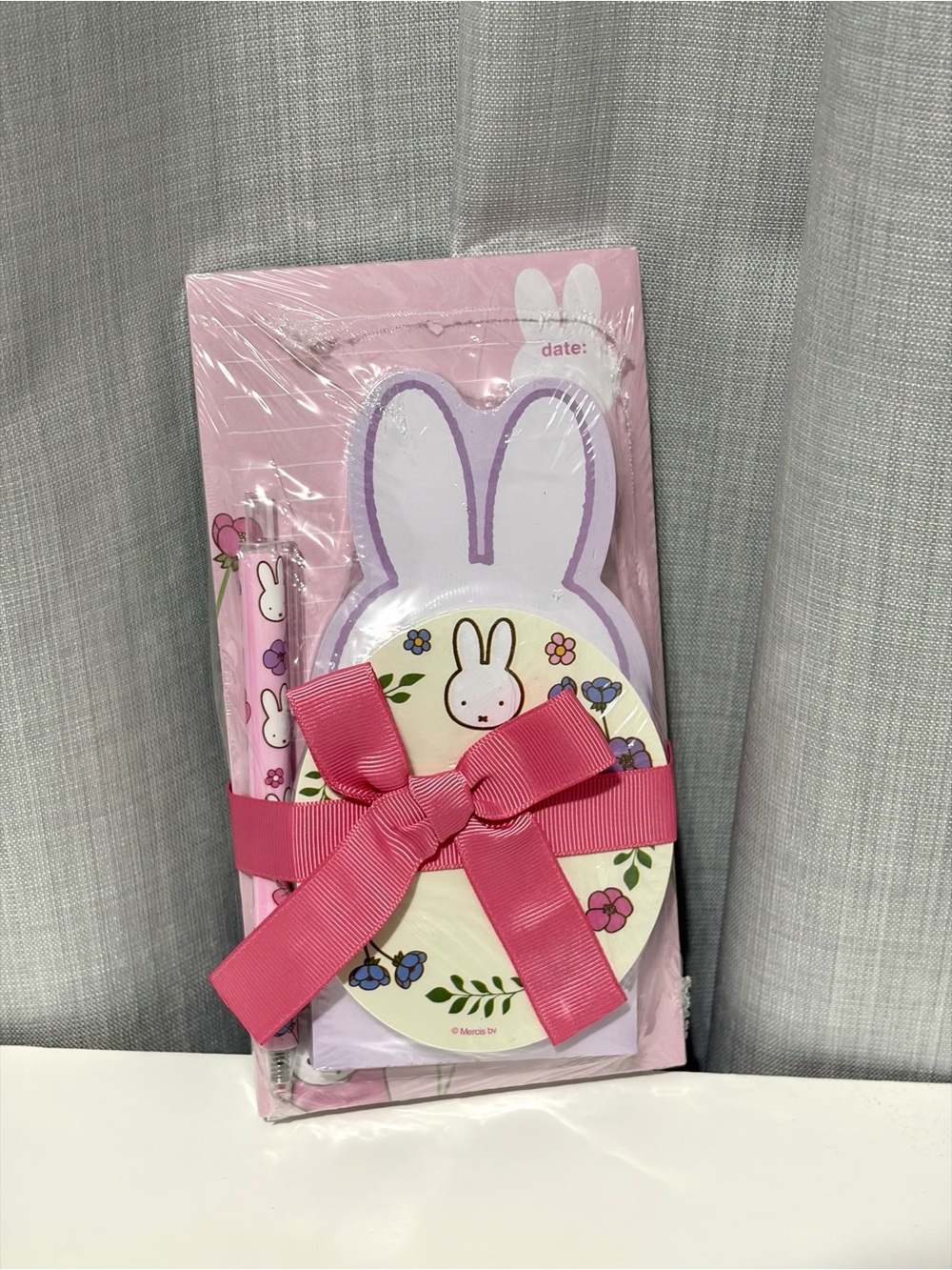miffy floral notepads & pen set